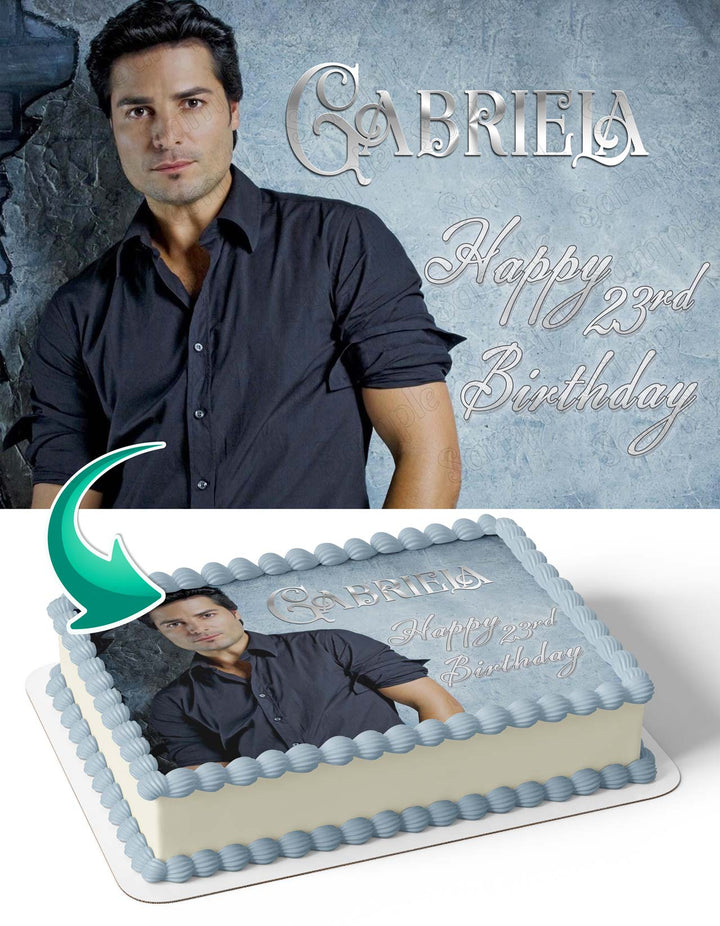 Chayanne Edible Cake Toppers
