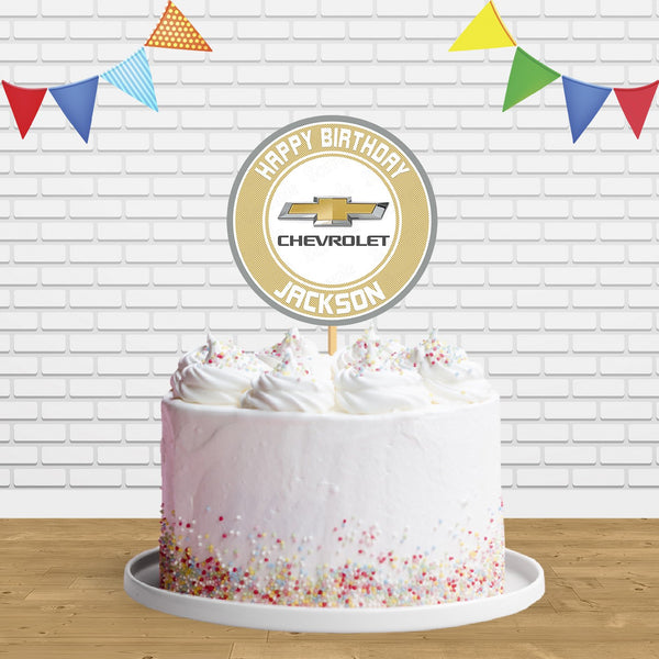 Chevrolet Cake Topper Centerpiece Birthday Party Decorations