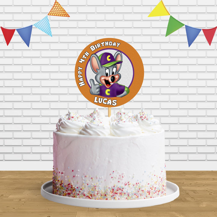 Chuck E Cheese Cake Topper Centerpiece Birthday Party Decorations