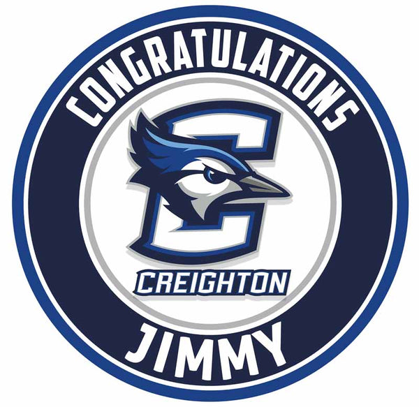 Creighton Bluejays Edible Cake Toppers Round