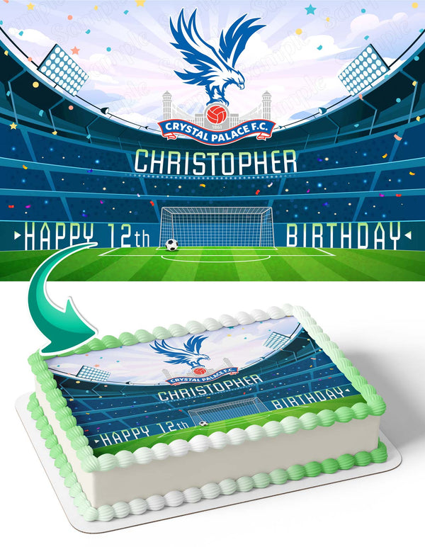 Crystal Palace FC Edible Cake Toppers