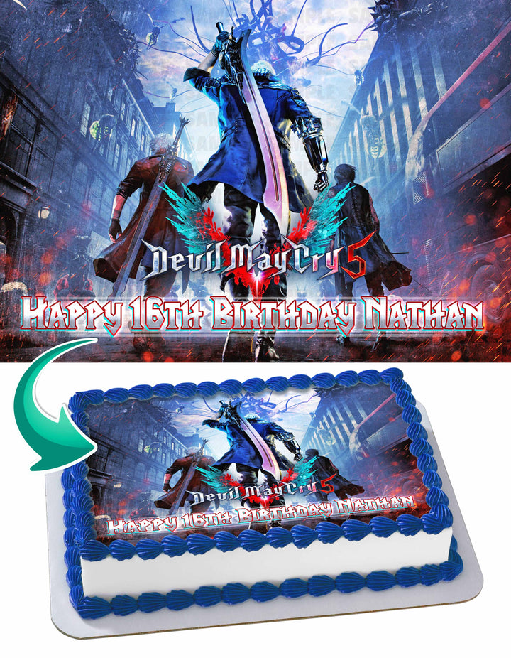 Devil May Cry 5 Edible Cake Toppers