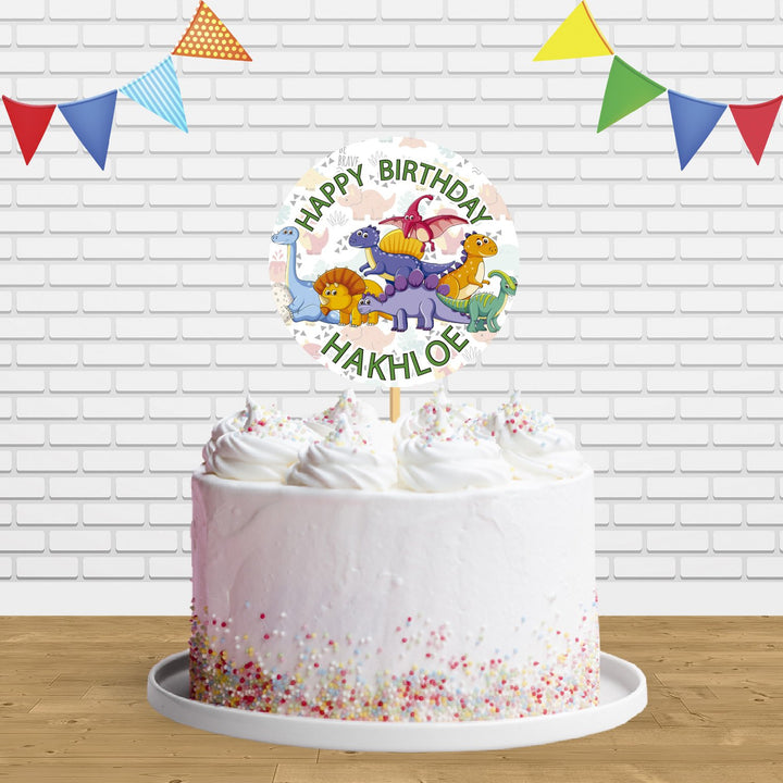 Dinosaurs C2 Cake Topper Centerpiece Birthday Party Decorations