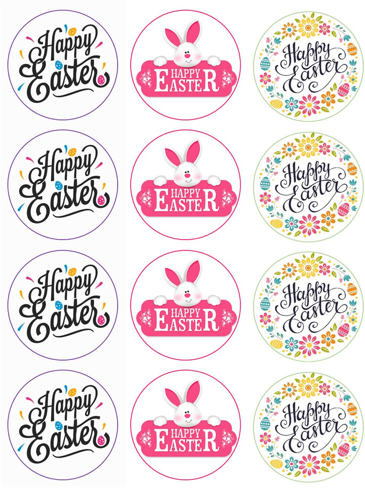 easter toppers Edible Cupcake Toppers