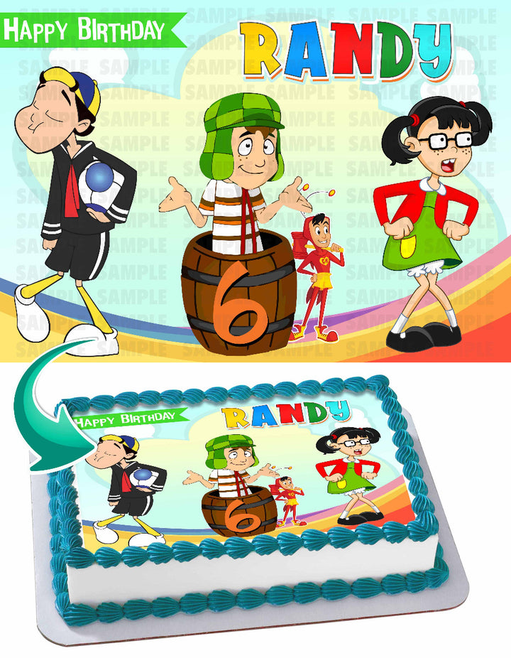 El Chavo del Ocho Edible Cake Toppers