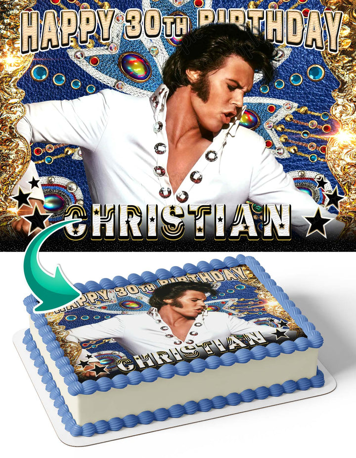 ELVIS 2022 Edible Cake Toppers