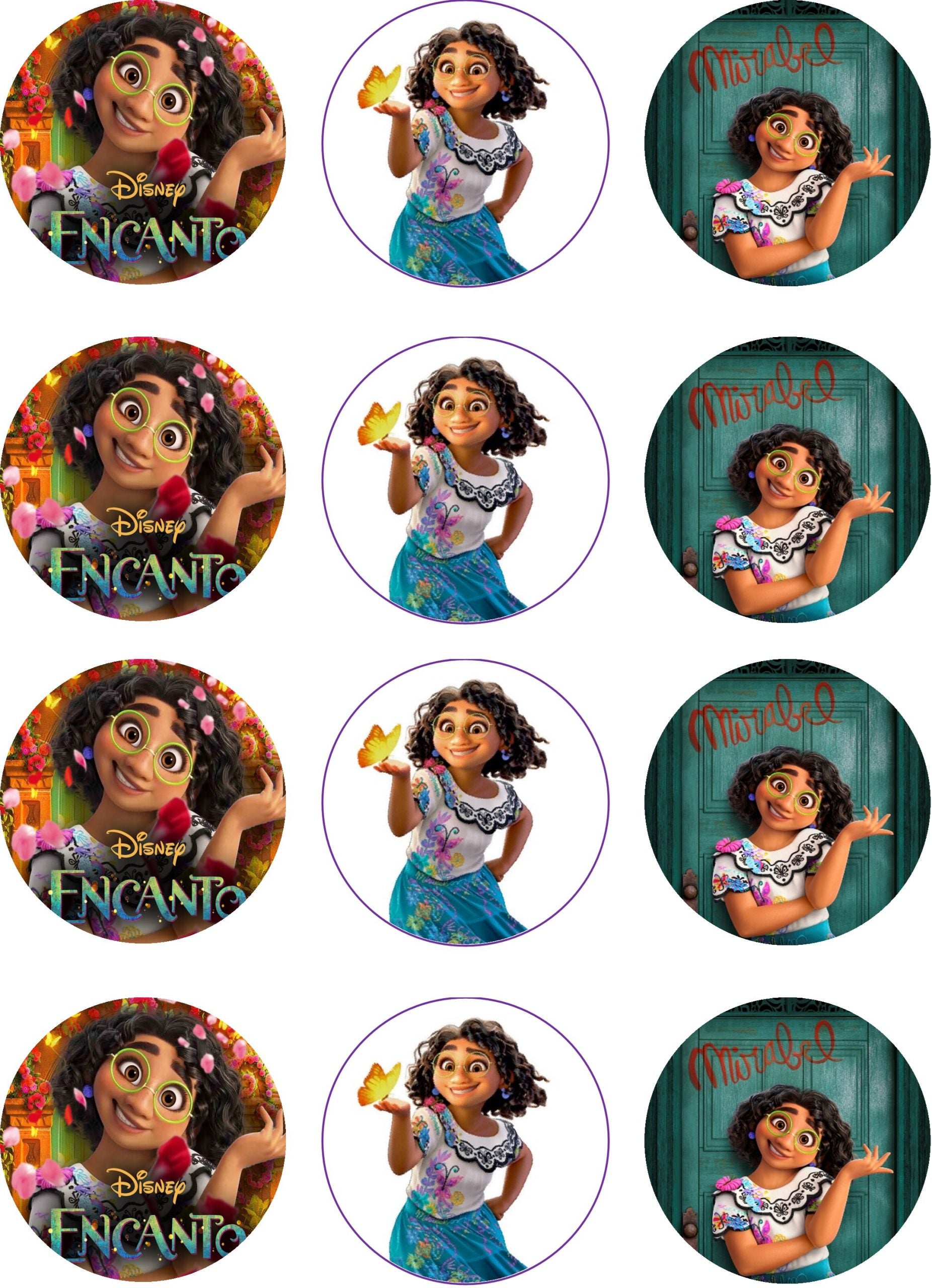 Encanto Mirabel Edible Cupcake Toppers – Ediblecakeimage