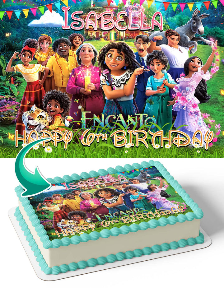 Encanto Disney Isabel Princess Edible Cake Toppers