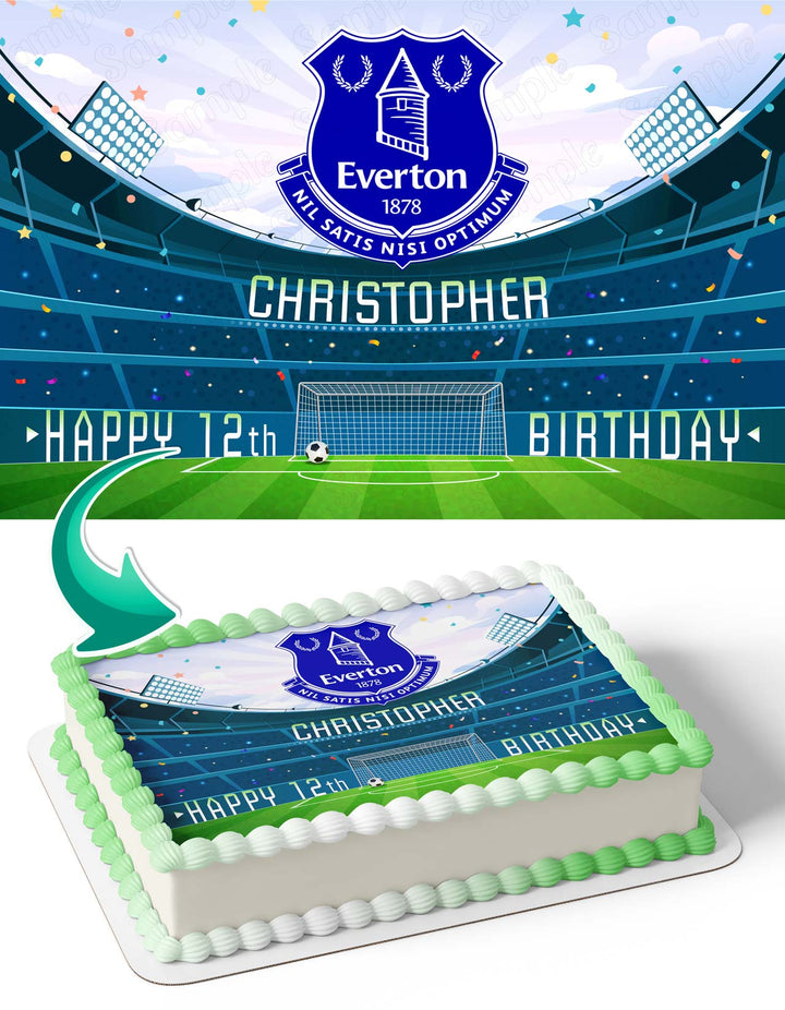 Everton FC Edible Cake Toppers