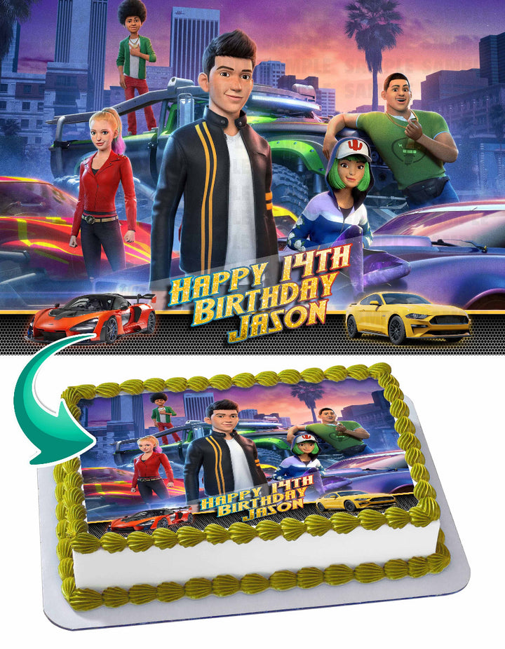 FastFurious Spy Racers Edible Cake Toppers