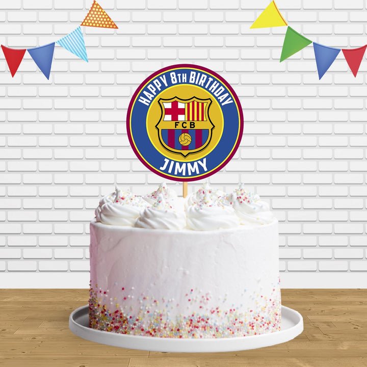 FC Barcelona Cake Topper Centerpiece Birthday Party Decorations