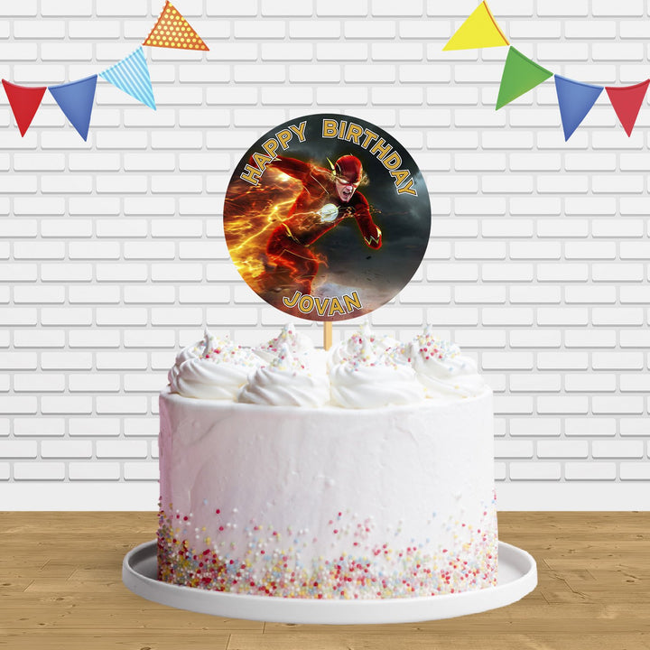 Flash C1 Cake Topper Centerpiece Birthday Party Decorations