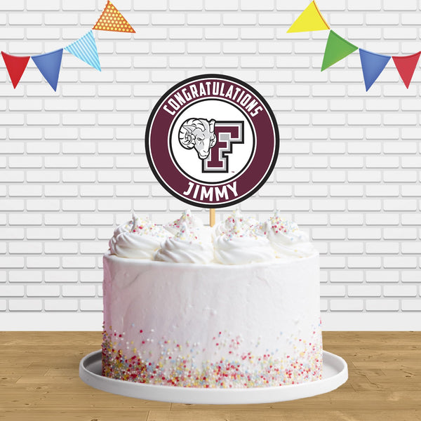 Fordham Rams University Cake Topper Centerpiece Birthday Party Decorations