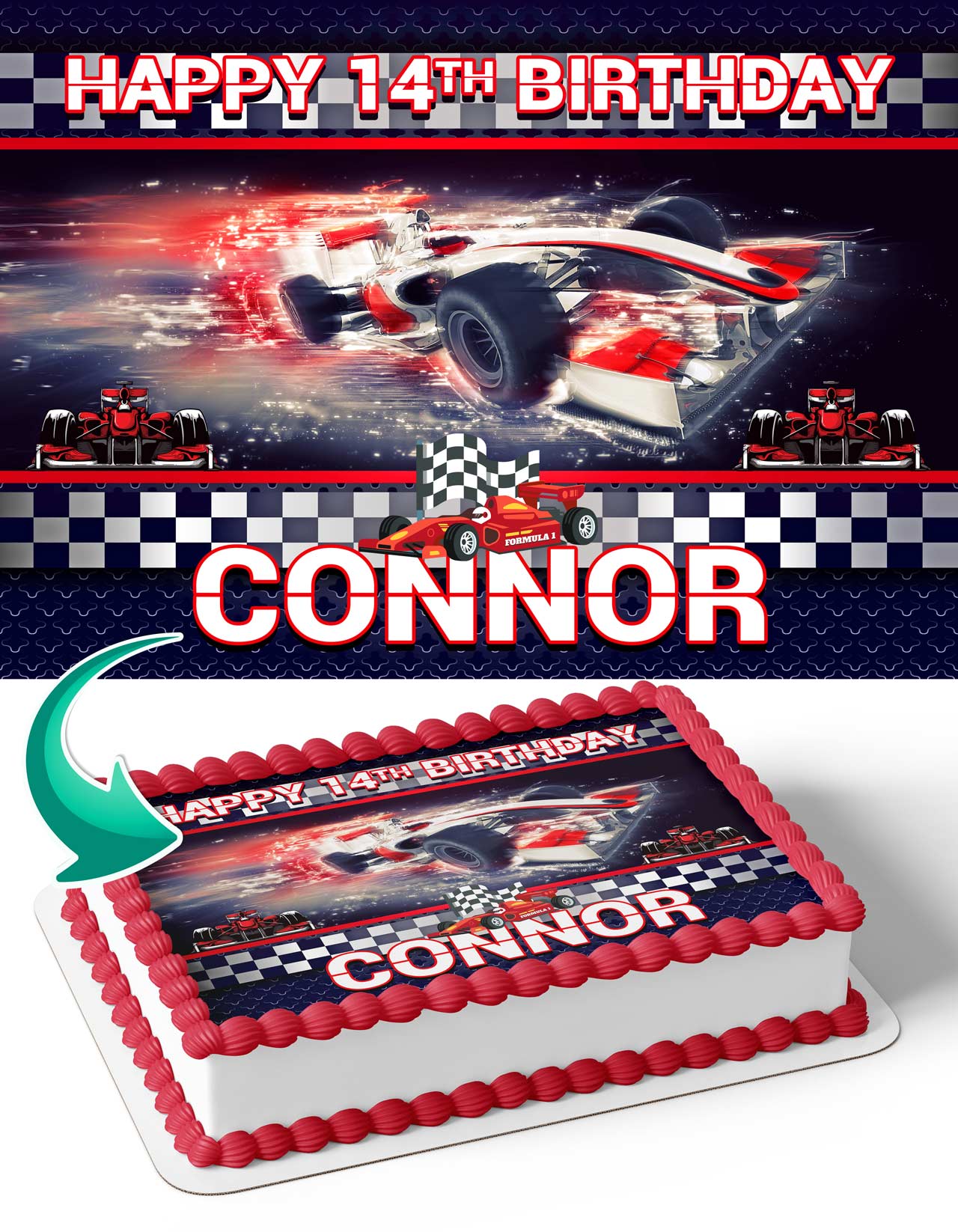 F1 - Themed Cake – mabrook.me