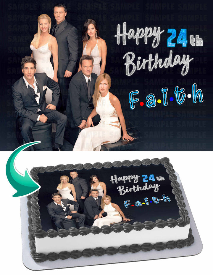 Friends TV Show Edible Cake Toppers