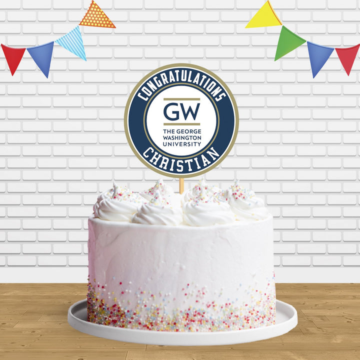 George Washington University Cake Topper Centerpiece Birthday Party Decorations