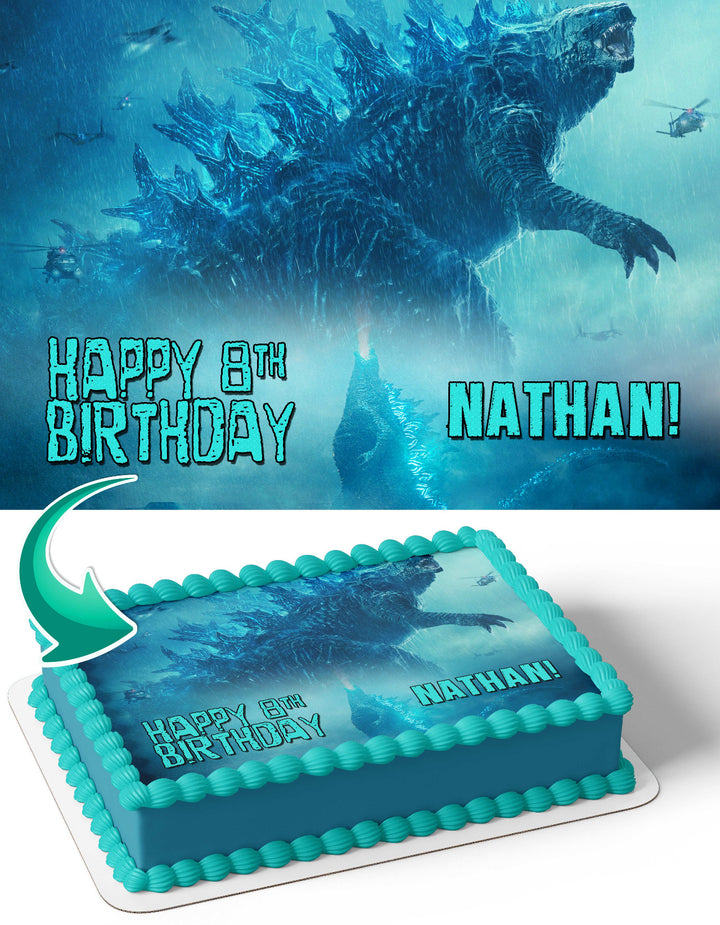 Godzilla King of the Monsters Edible Cake Toppers