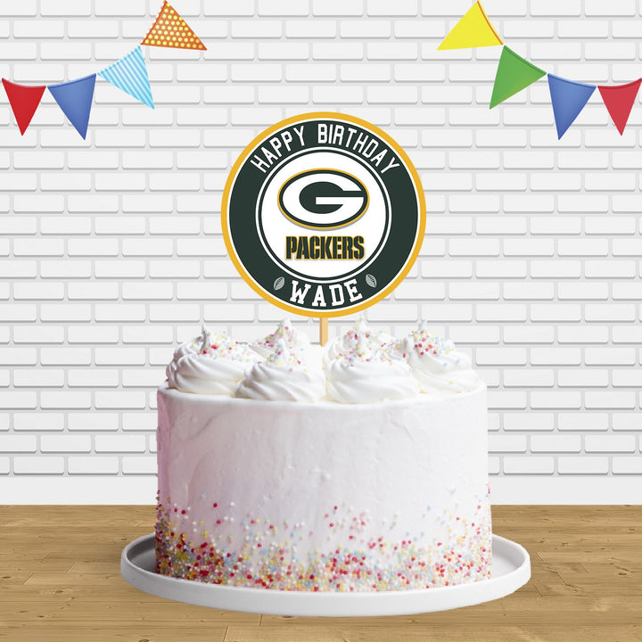 Green Bay Packers Cake Topper Centerpiece Birthday Party Decorations