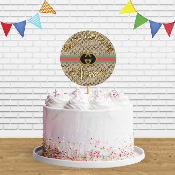 Gucci C3 Cake Topper Centerpiece Birthday Party Decorations