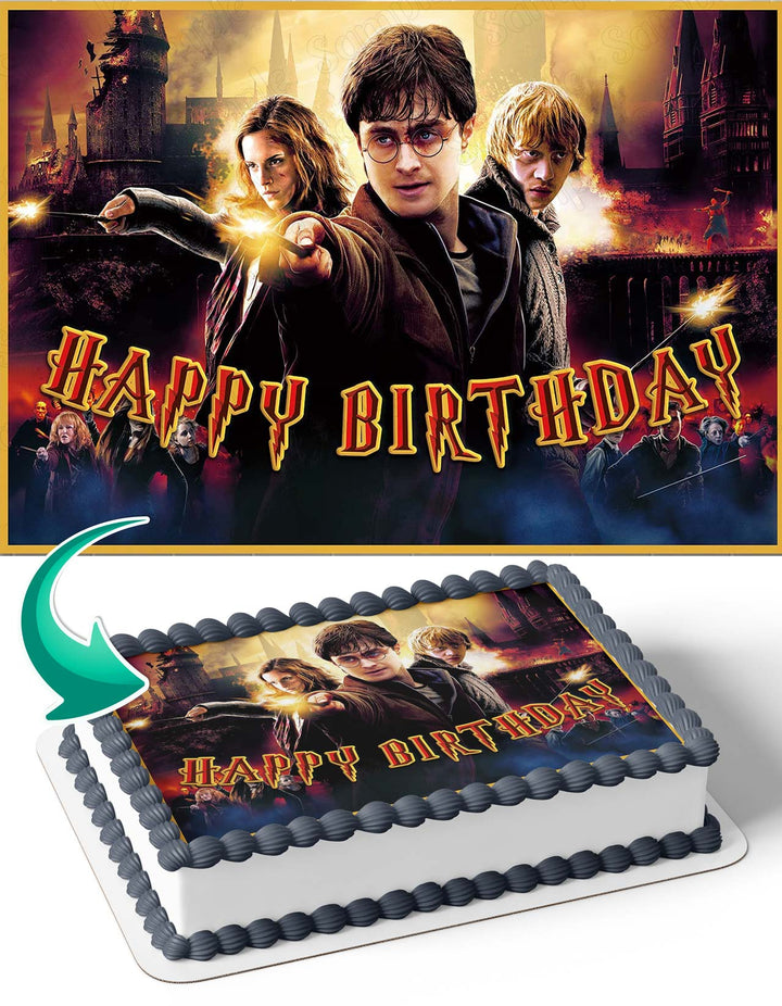 Harry Potter HB Edible Cake Toppers