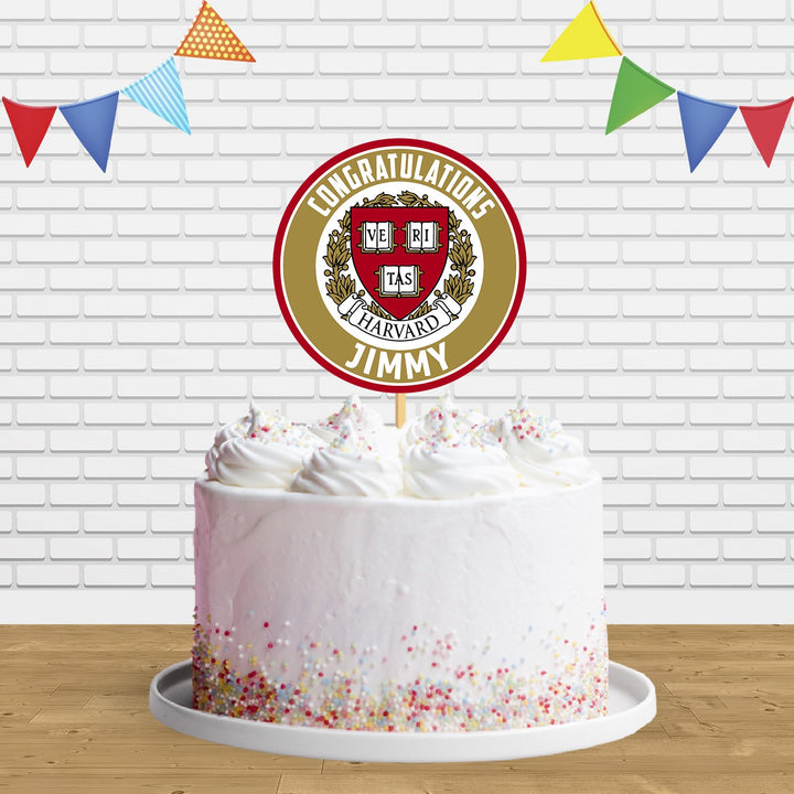 Harvard Cake Topper Centerpiece Birthday Party Decorations
