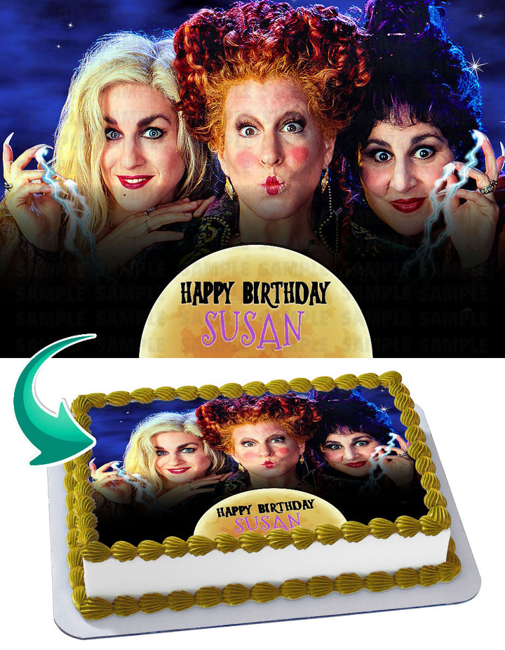 Hocus Pocus Edible Cake Toppers