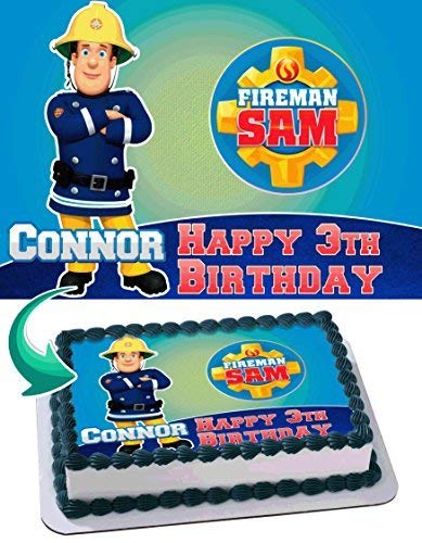 Fireman Sam Edible Cake Toppers