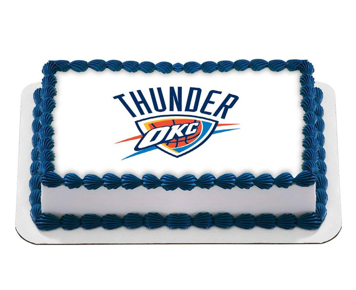 Oklahoma City Thunder Edible Cake Toppers