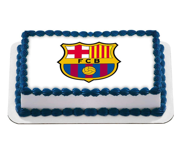 Barcelona Football Club Logo Barca Edible Cake Toppers