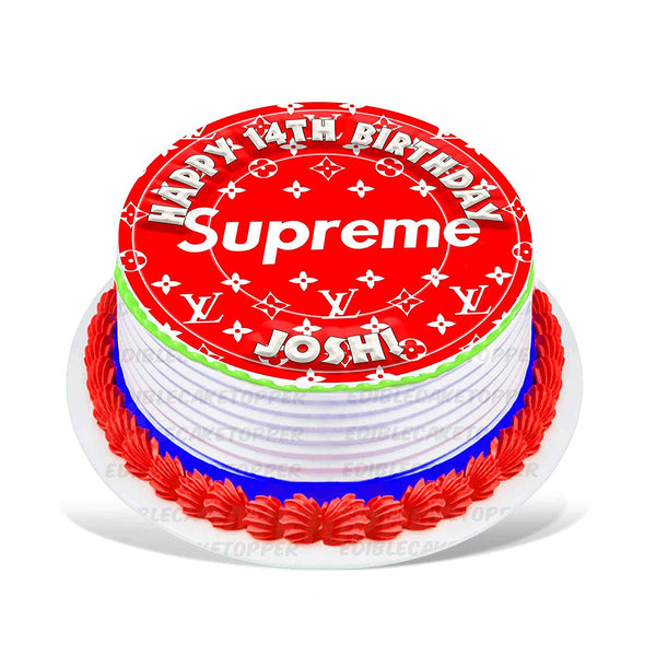 Supreme Edible Cake Toppers Round