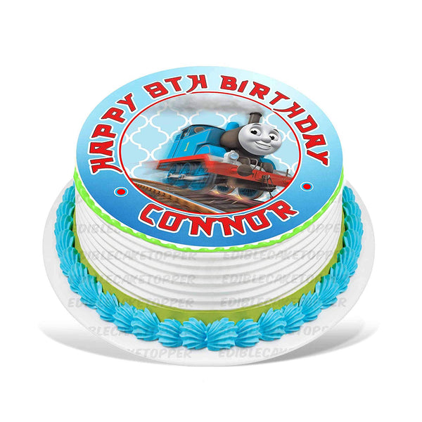 Thomas The Train Edible Cake Toppers Round