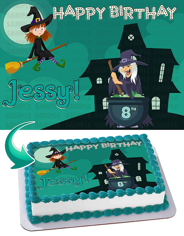 Witch Edible Cake Toppers