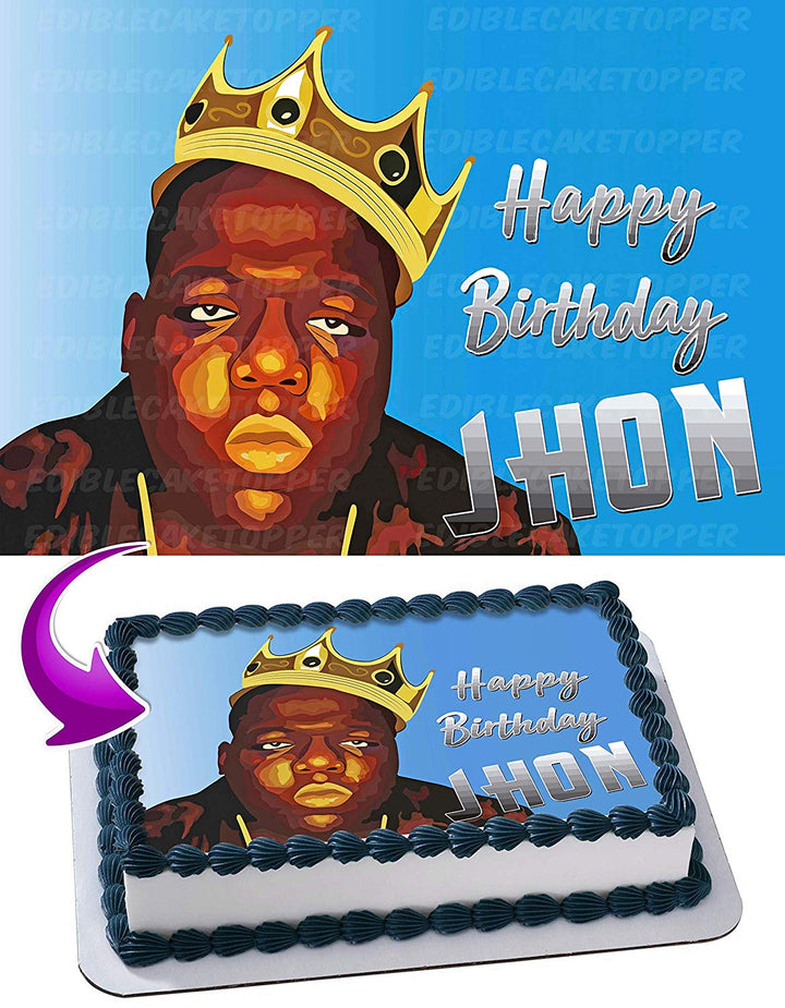 The Notorious BIG Edible Cake Toppers