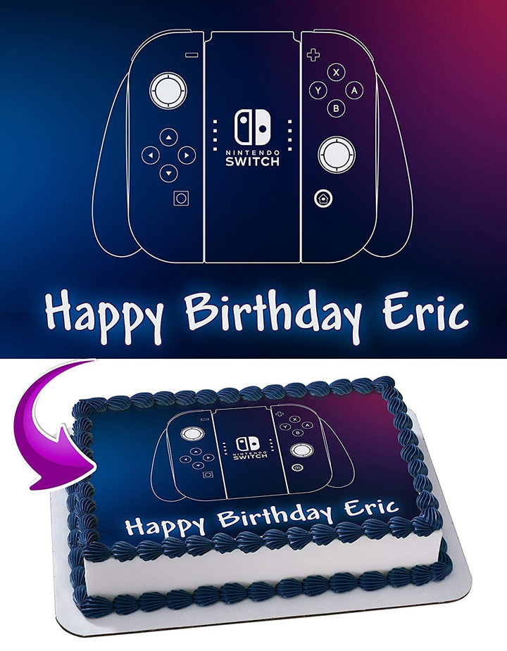 Nintendo Switch Edible Cake Toppers