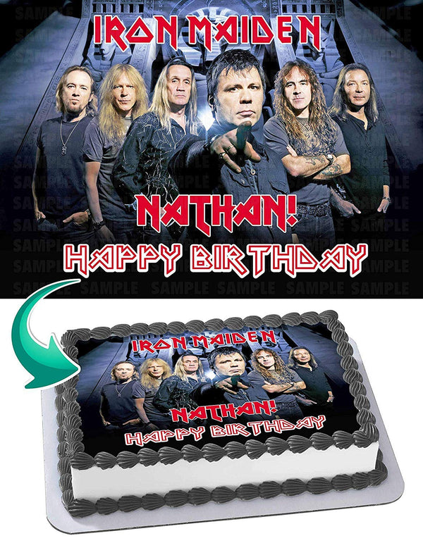 Iron Maiden Edible Cake Toppers