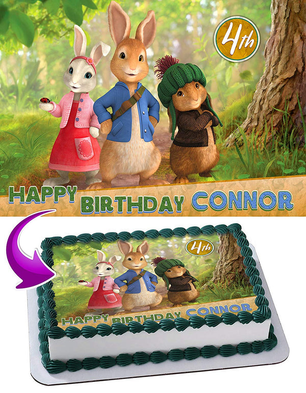 Peter Rabbit Edible Cake Toppers