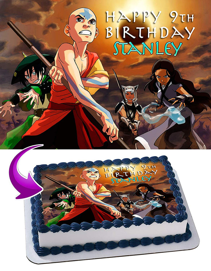 Avatar The Last Airbender Edible Cake Toppers