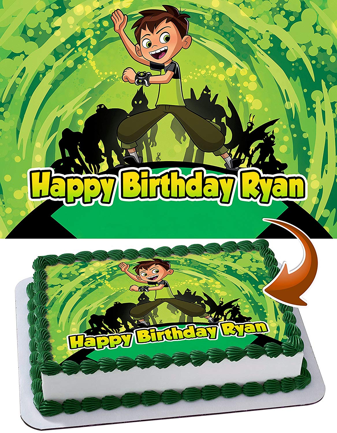 Ben 10 Birthday Cake Topper Set ~ BRAND NEW | eBay