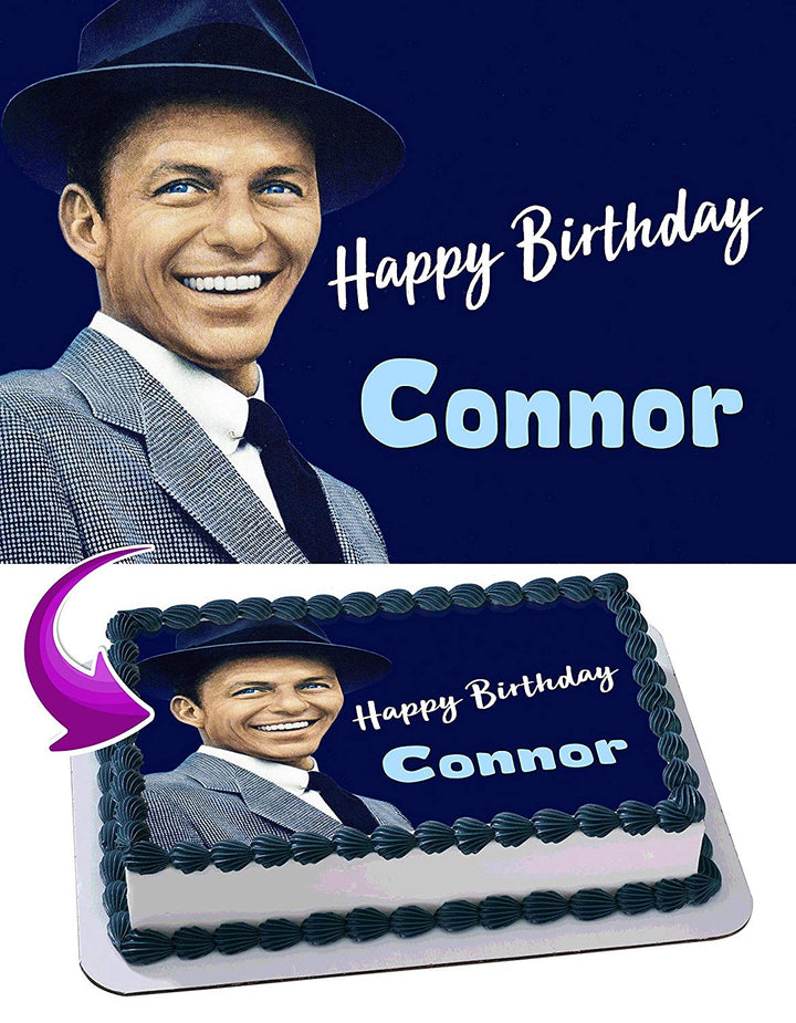 Frank Sinatra Edible Cake Toppers