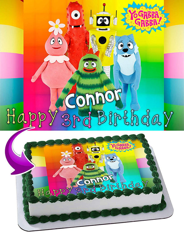 Yo Gabba Gabba Edible Cake Toppers