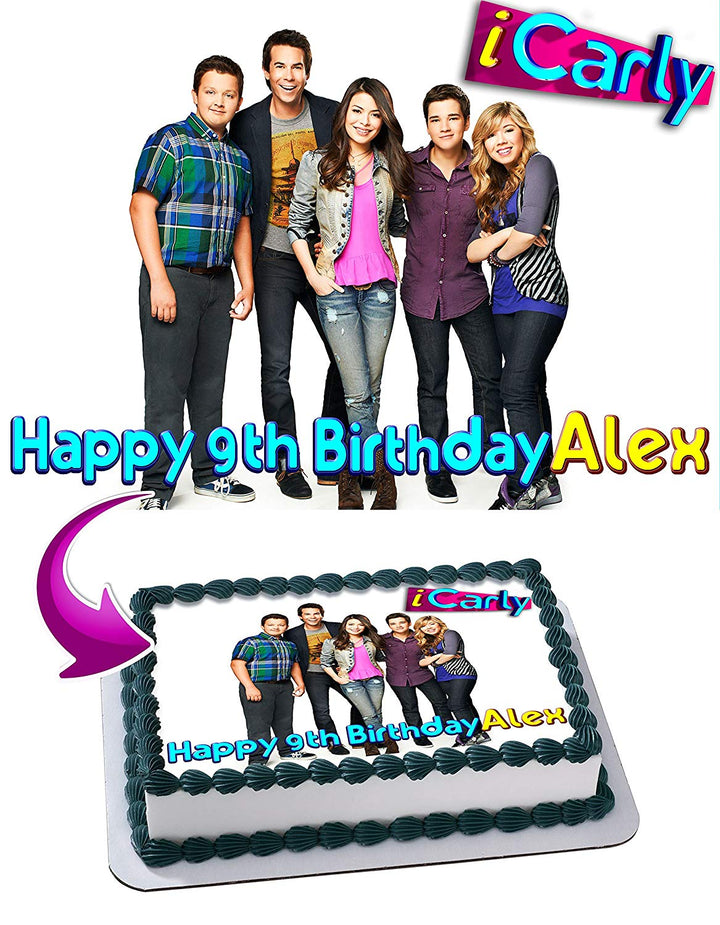 iCarly Edible Cake Toppers