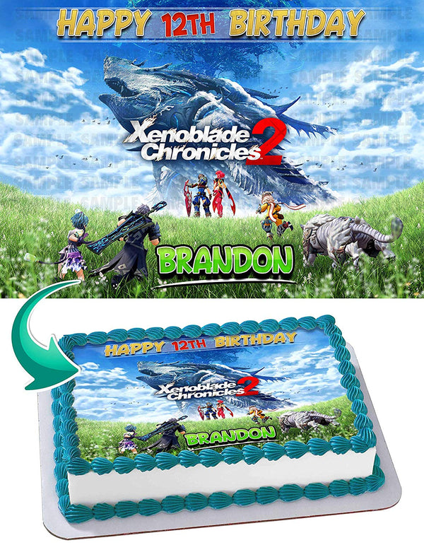 Xenoblade Chronicles 2 Edible Cake Toppers