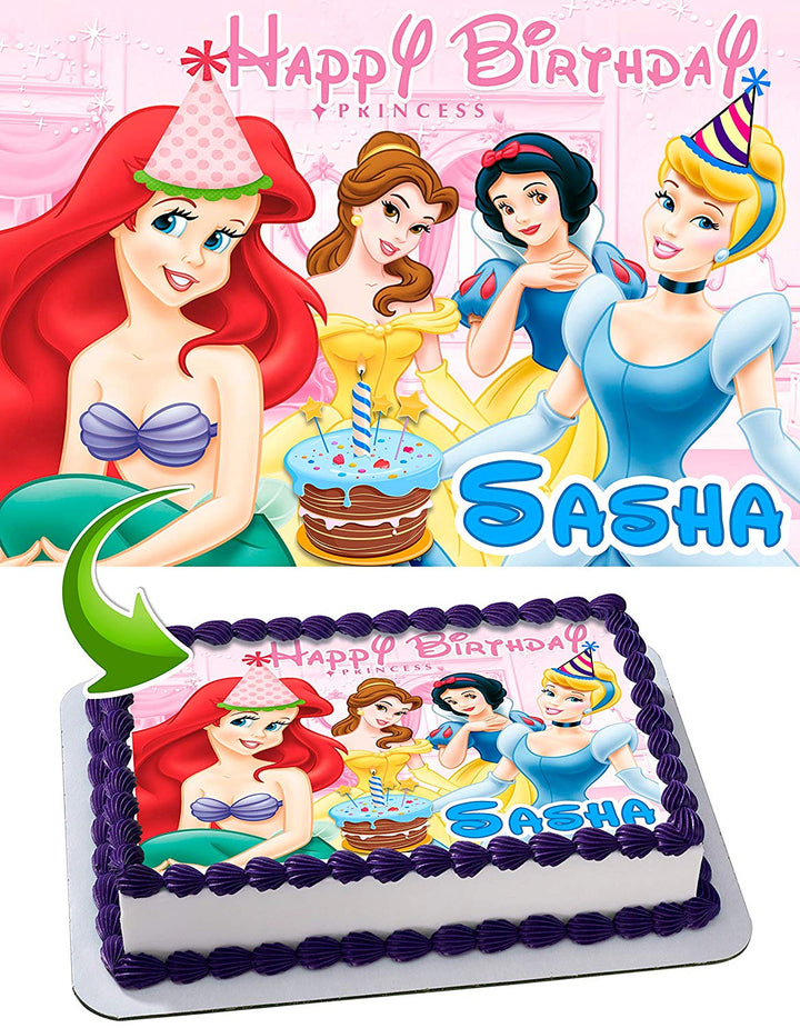 Princess Edible Cake Toppers