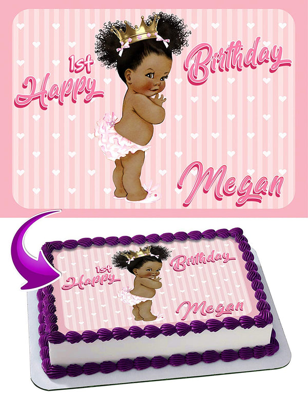 Princess Baby Girl Edible Cake Toppers