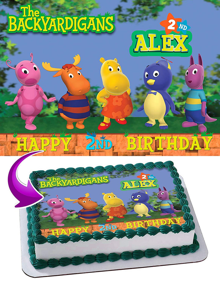 The Backyardigans Edible Cake Toppers