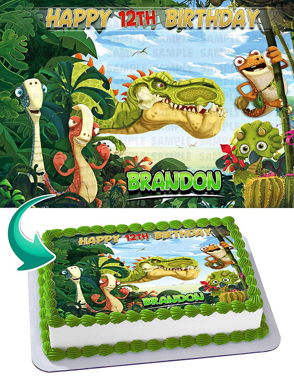 Gigantosaurus Edible Cake Toppers