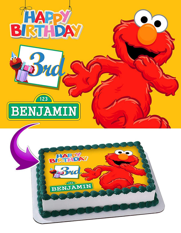 Elmo Sesame Street Edible Cake Toppers