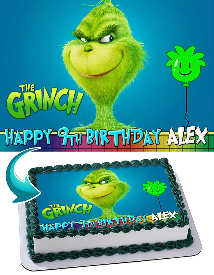 The Grinch Edible Cake Toppers