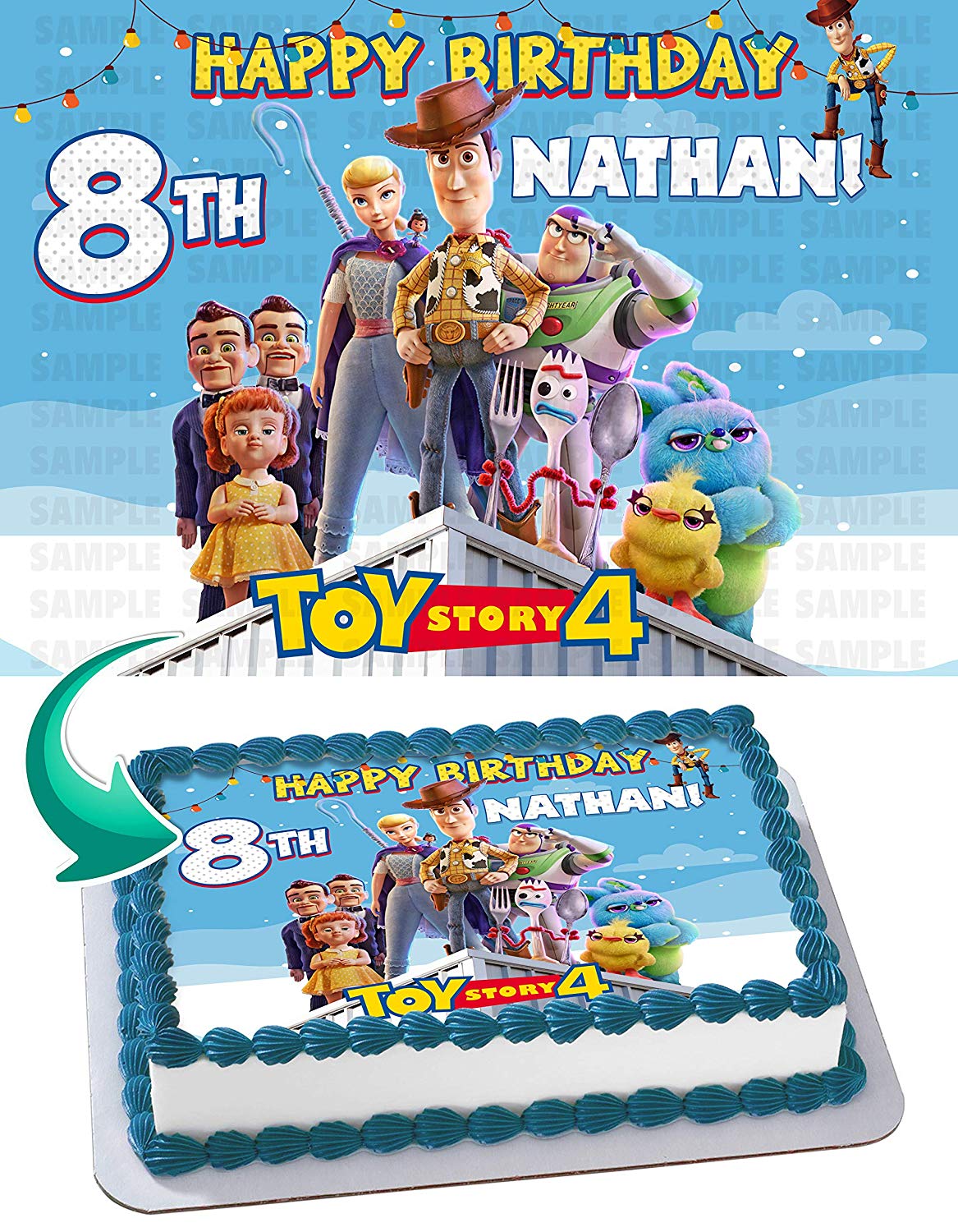 Toy Story 4 Edible Cake Toppers – Ediblecakeimage