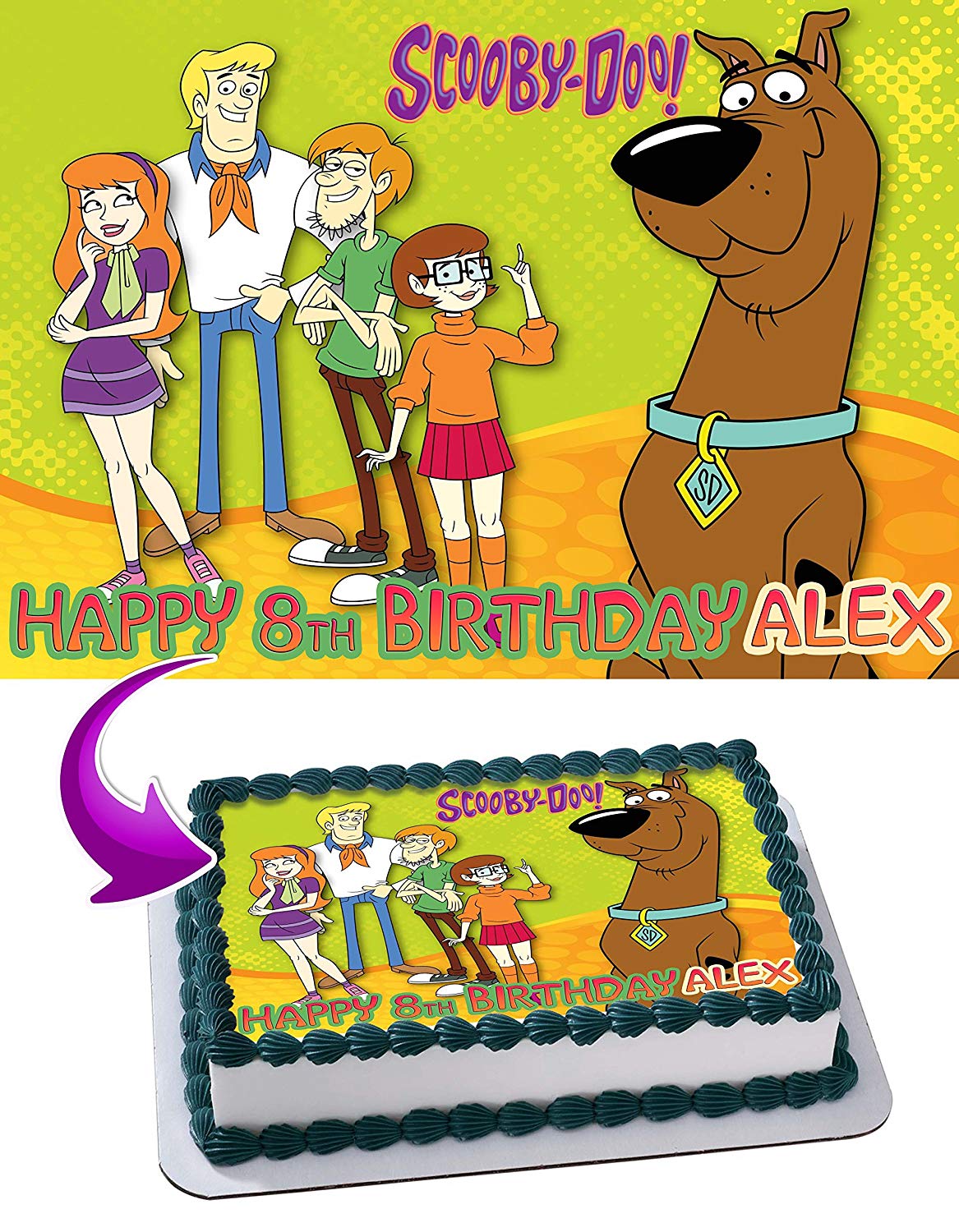 Scooby Doo Edible Cake Toppers – Ediblecakeimage